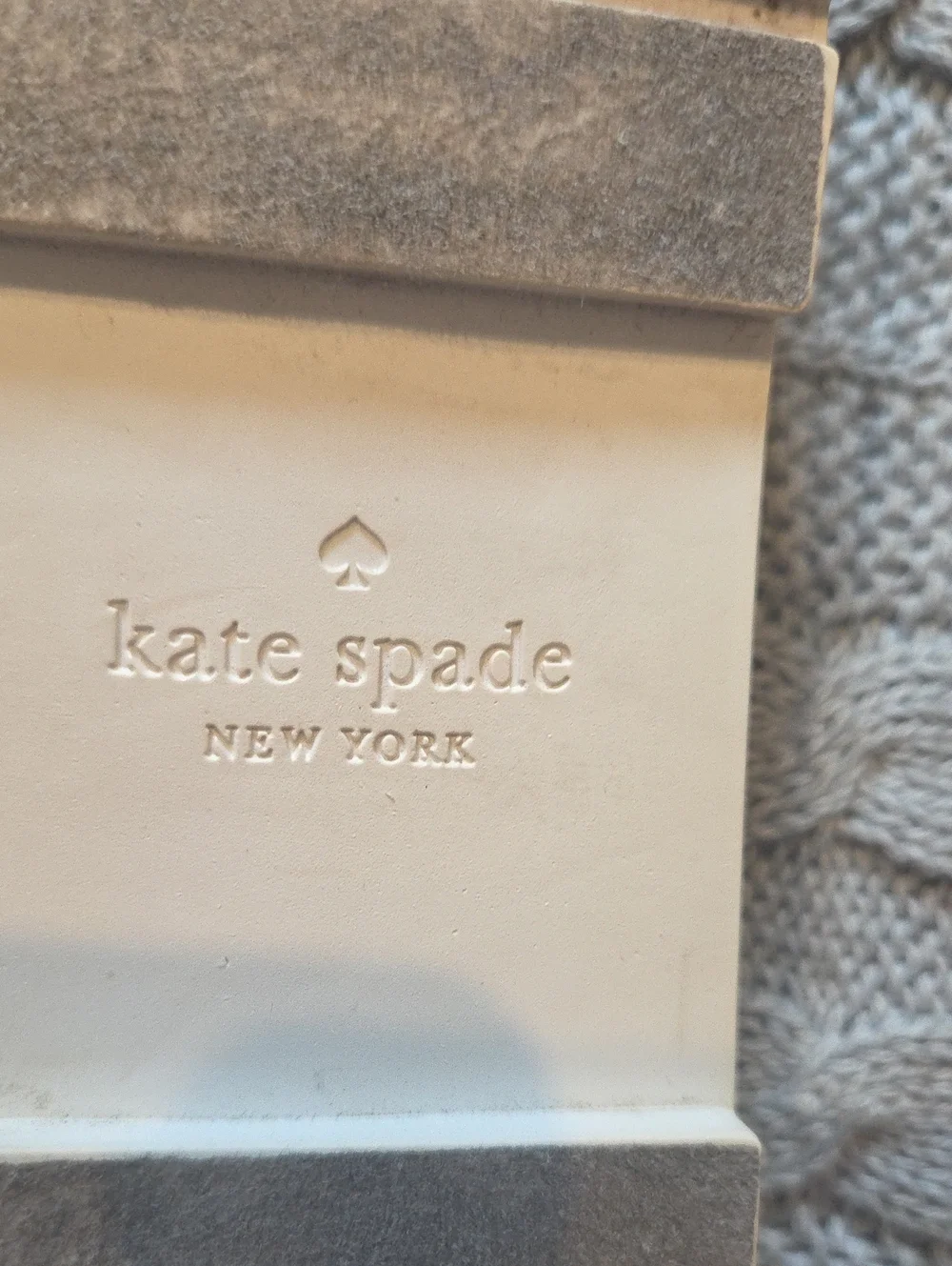 Kate Spade Metallic Gold Glitter Criss Cross Slide Sandals Sz 8 Festive Holiday